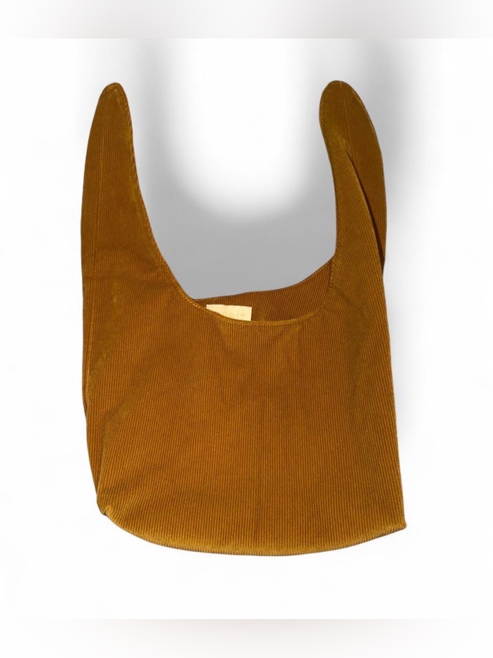 Camel colored merit makeup bag